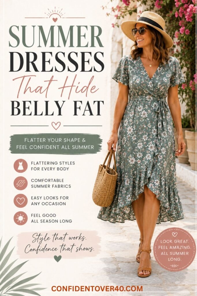 best dresses for summer to hide belly fat first image