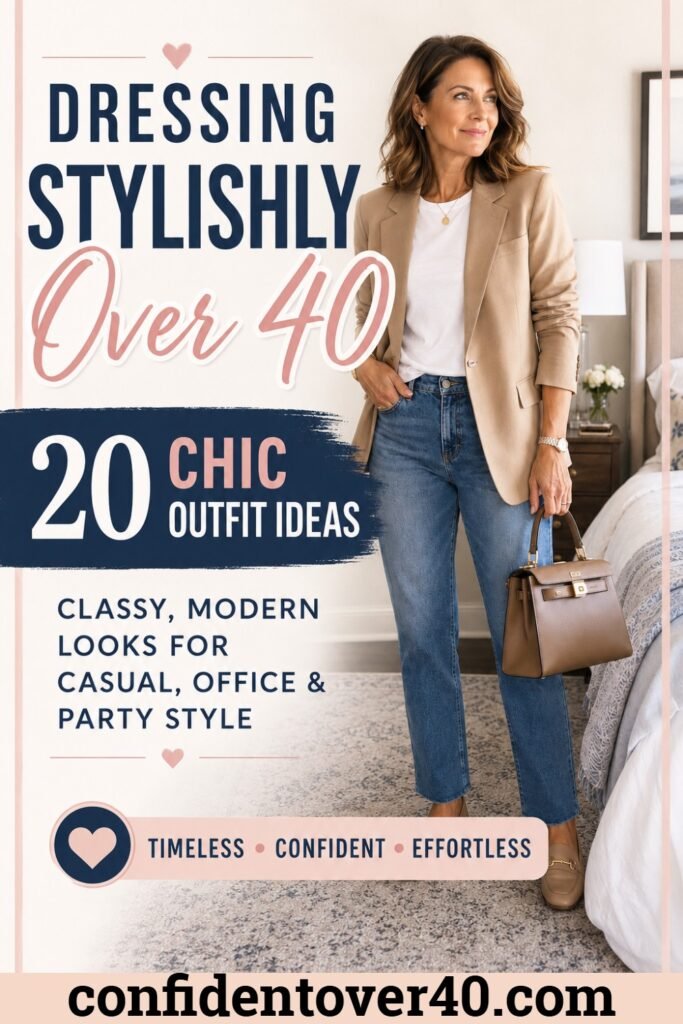 Dressing Stylishly Over 40: The Ultimate Guide to Confident, Modern Fashion