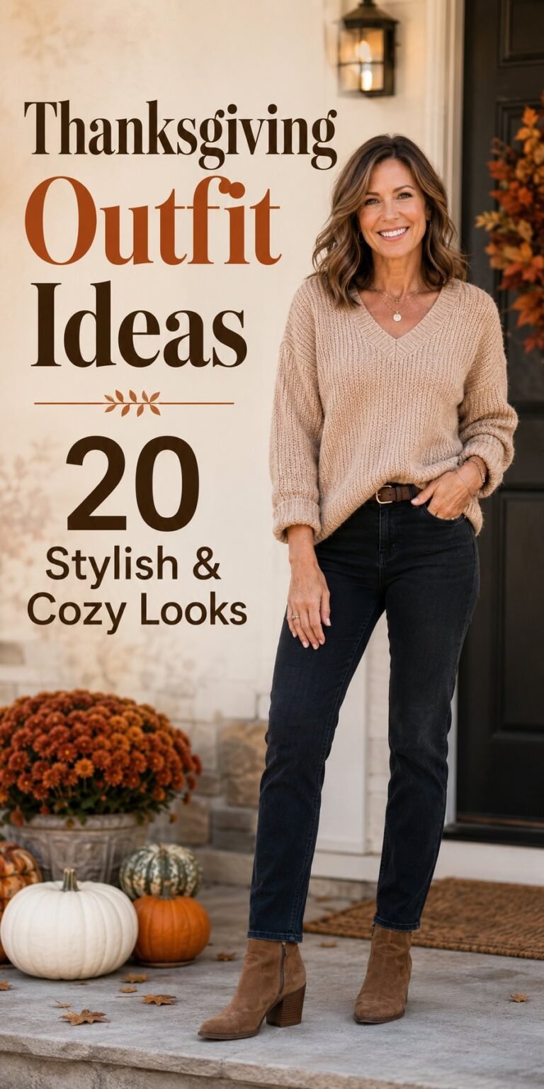 20 Thanksgiving Outfit Ideas Stylish and Comfortable