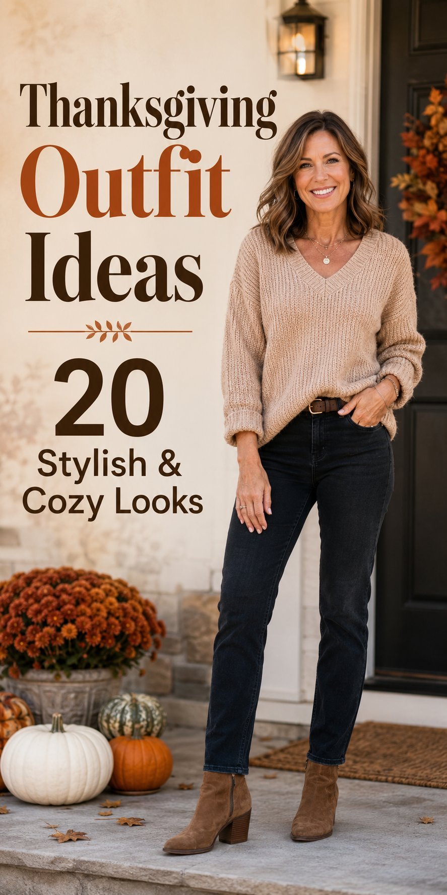 20 Thanksgiving Outfit Ideas Stylish and Comfortable