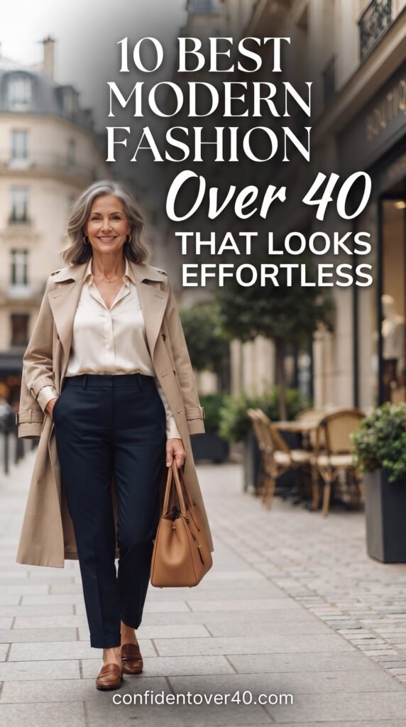 Modern Fashion Over 40 That Looks Effortless