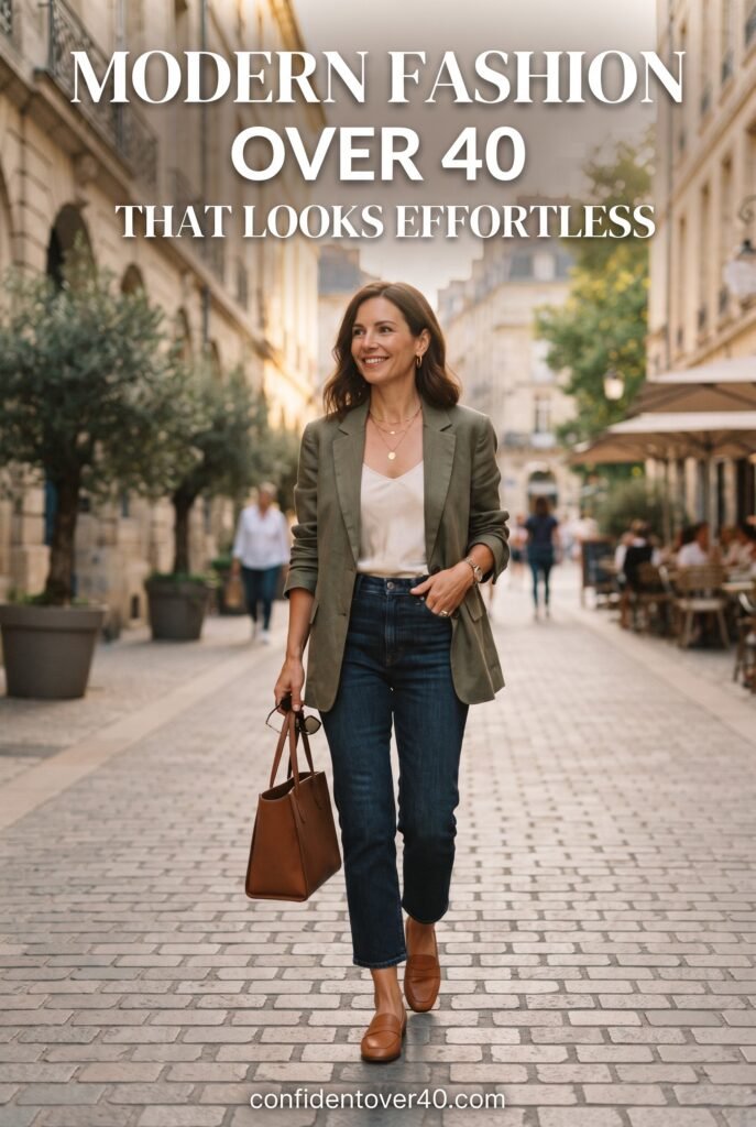 Modern Fashion Over 40 That Looks Effortless