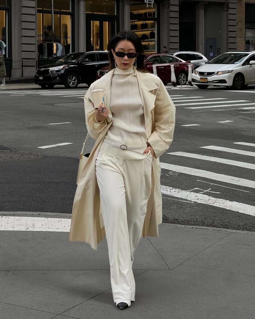 Monochrome Cream Outfit
